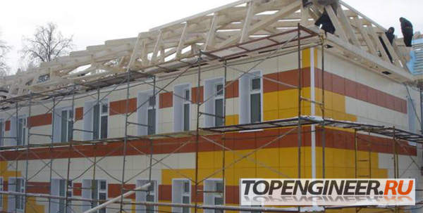 Монтаж фасадов зданий - 